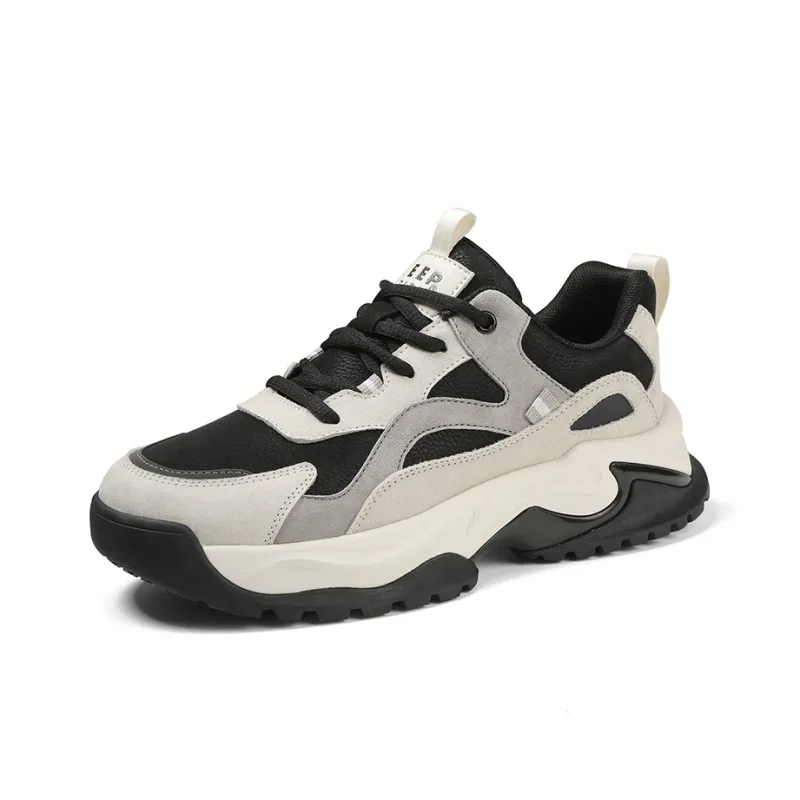 JEEP SPIRIT Anti-Slip And Wear-Resistant Breathable Low-Top Casual Shoes Men's-124