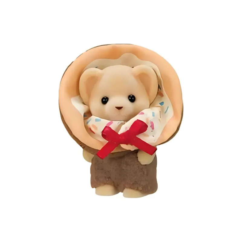 Sylvanian Families Baby Donut Trio Dolls Plush Doll Small Size Tall-2