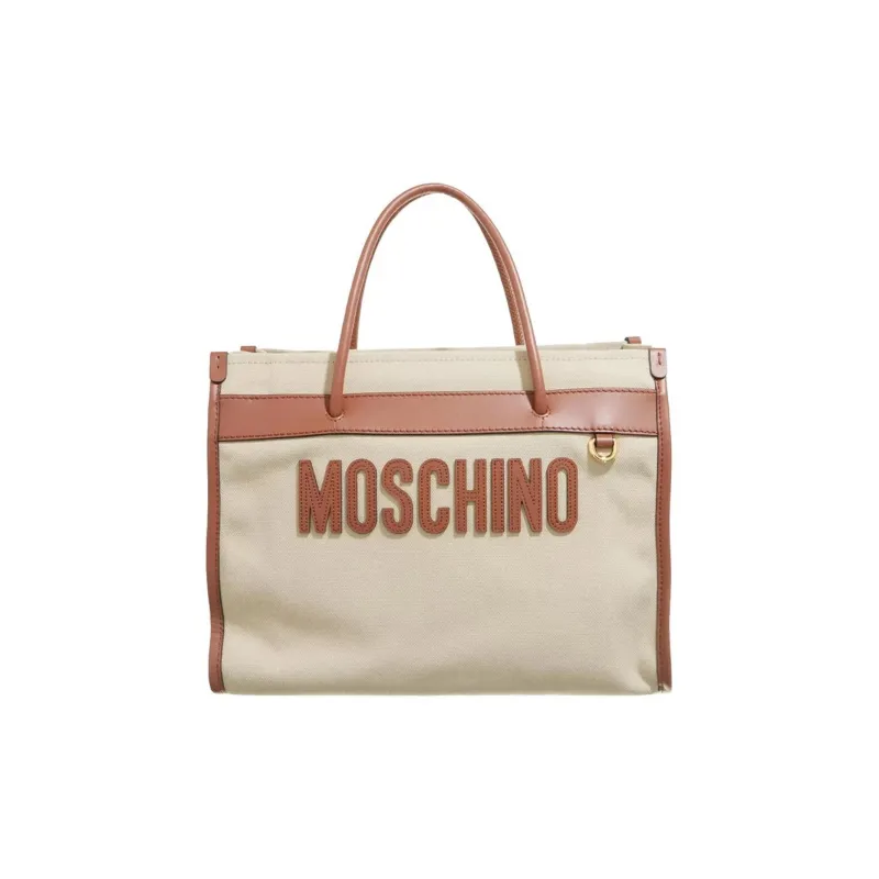 MOSCHINO Logo Patch Tote Bag-0