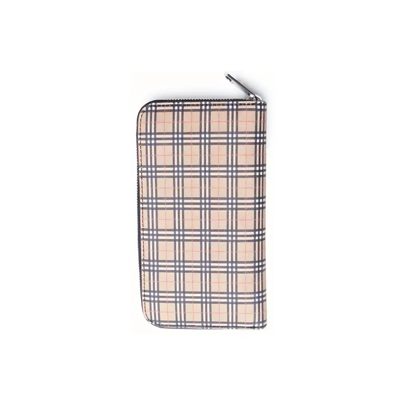 Burberry Cow Leather Clutch Small Size Men's Black-1