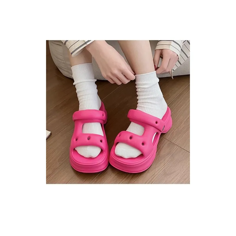 XMISTUO Design Style Double Slit Toe Sandal Clogs Women's-2