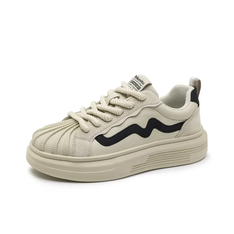 Meiretu Slip Resistant, Balance, Lightweight Low Top Skateboard Shoes Men's-4
