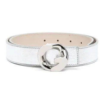 Givenchy G-Chain Buckle Leather Belt