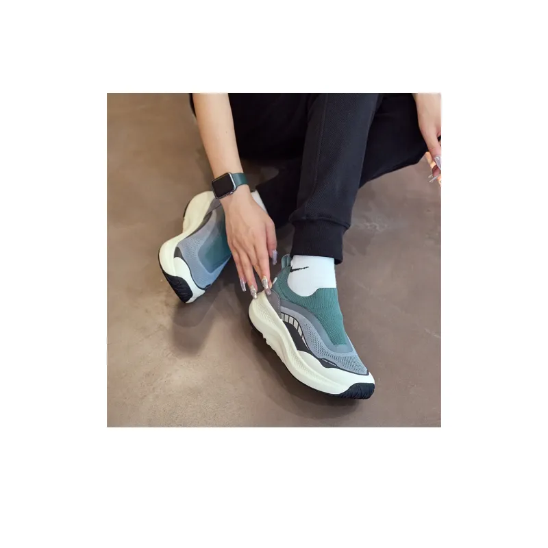 TREEPERI Running Shoes Unisex Low Top Blue-5