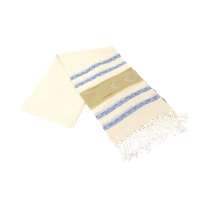 COACH Cotton Knit Scarves Women's Yellow-0
