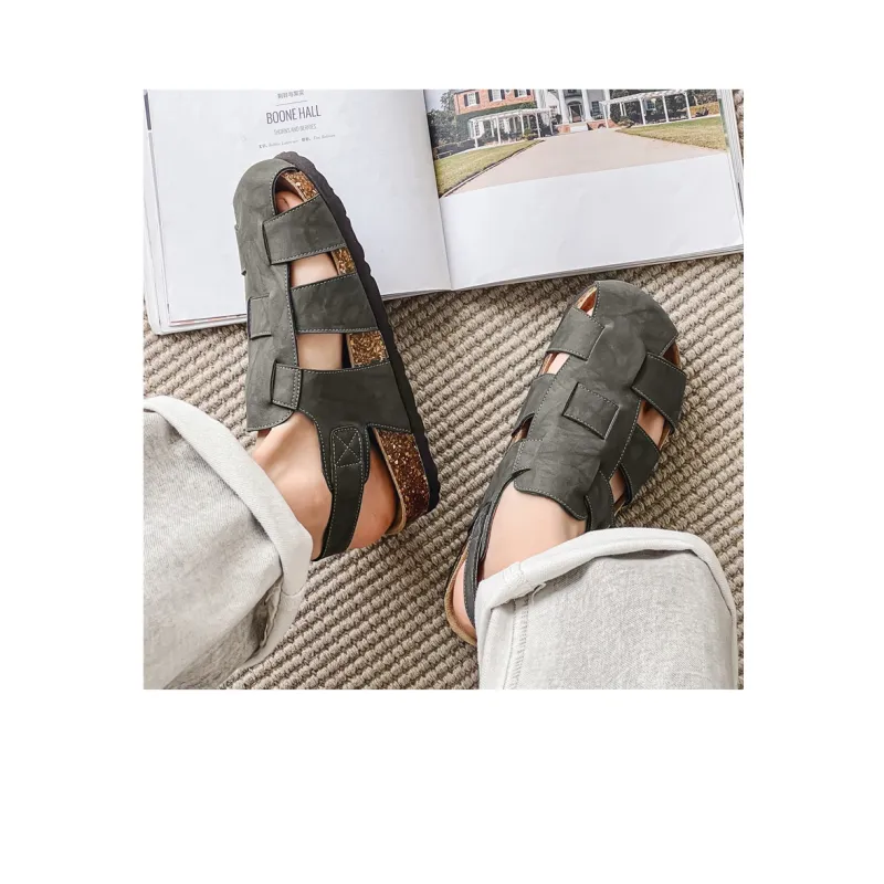 Romon Roman Sandals Unisex-8
