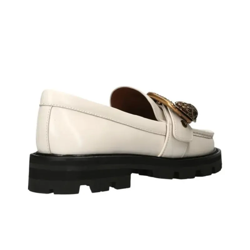 Kurt Geiger London Mayfair Chunky Loafers Women's White-2