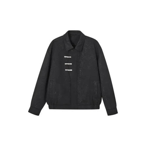 EARL JOEL Jackets Men Pitch Black