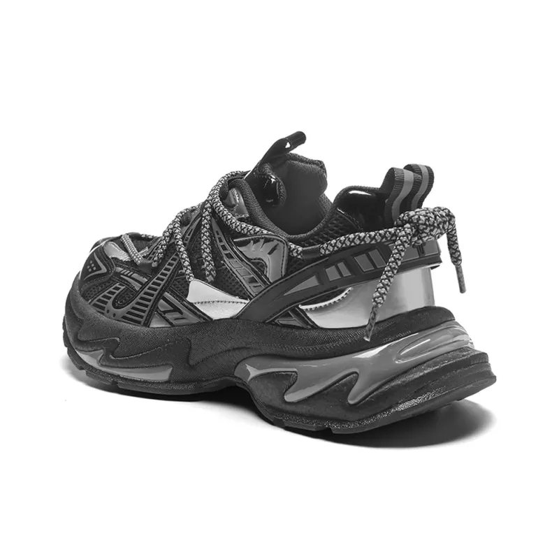 TCELLARS Cushioning, Slip Resistant, Abrasion Resistant, Height Increasing Low Top Chunky Sneakers Unisex-0