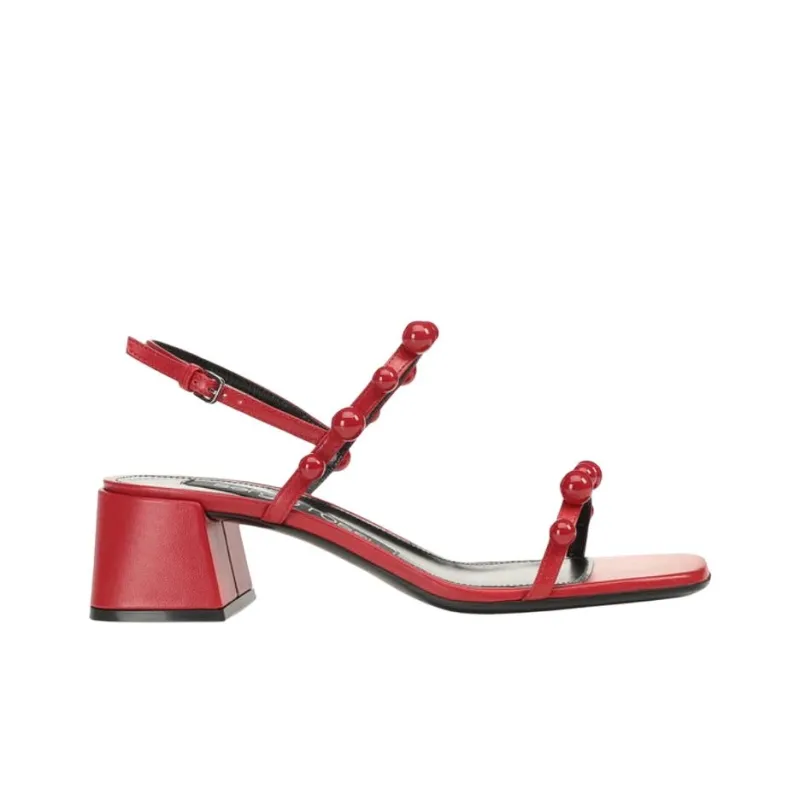 SERGIO ROSSI Chupetas Strap Sandals 4.5cm Women's Red-1