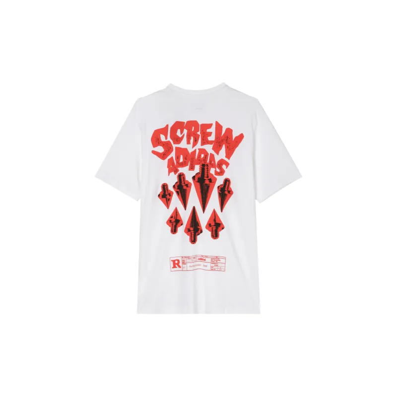 Adidas T Shirts Men White-1
