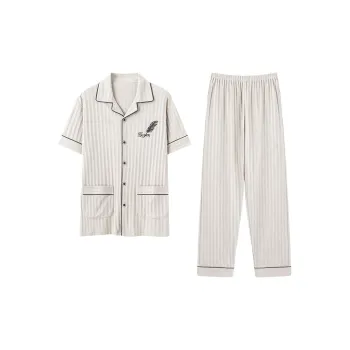 Ordifen Pajama Set Men's Apricot