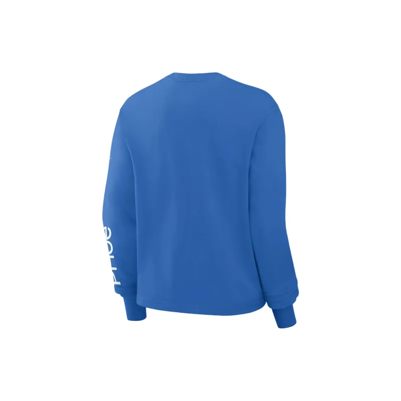 Nike Detroit Lions Boxy Women's Nike Nfl Long Sleeve T Shirt-1