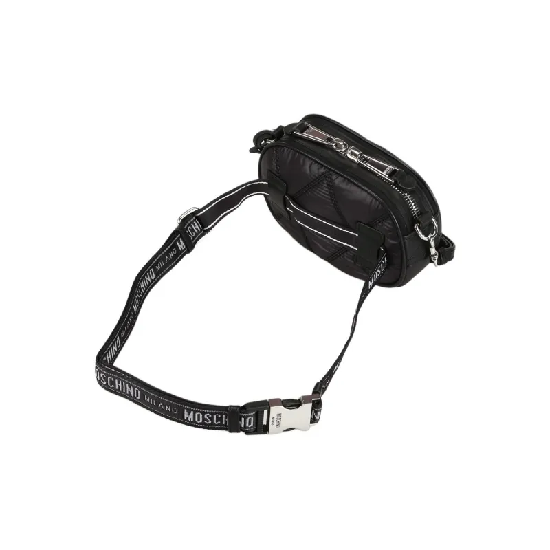 MOSCHINO Polyamide Crossbody Bag, Shoulder Bag Women's Black-2