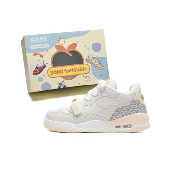 Anime Story Slip Resistant, Abrasion Resistant, Lightweight, Breathable Low Top Skateboard Shoes Unisex Milk White