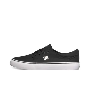DC Shoes Low Top Canvas Shoes Men's Black White