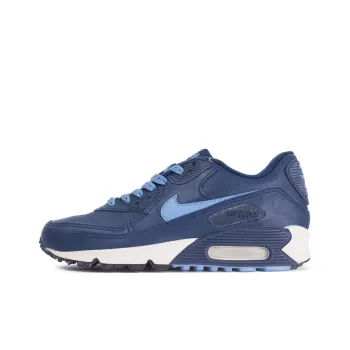 Nike Air Max 90 Anti Slip Wear Resistant Low Top Running Shoes Women's Blue