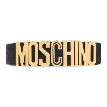 MOSCHINO Logo Lettering Belt