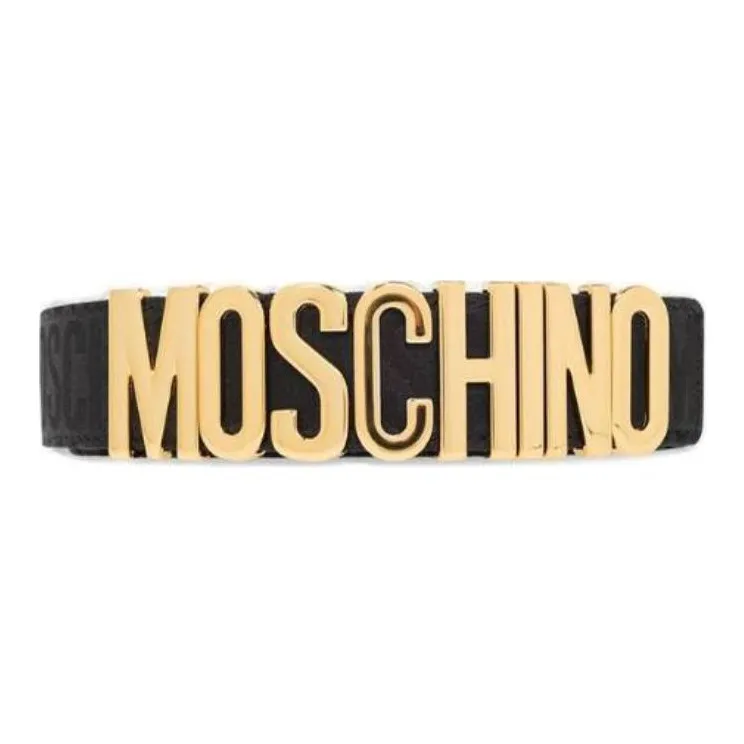 MOSCHINO Logo Lettering Belt-0