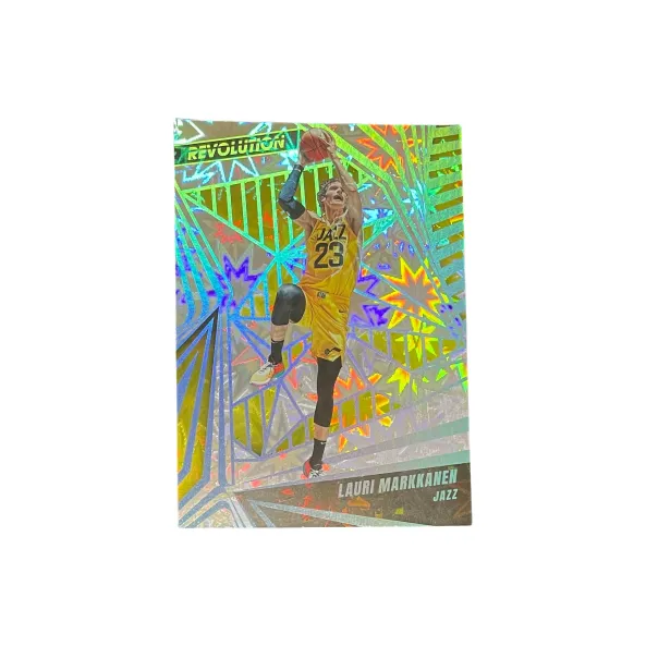 PANINI 2023 24 Lauri Markkanen Jazz Revolution Explosion Fold Large Scale Star Card Product Access Sports Cards 1 Pc-0