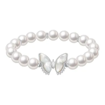 ZEGL White Shell Bracelets Women's