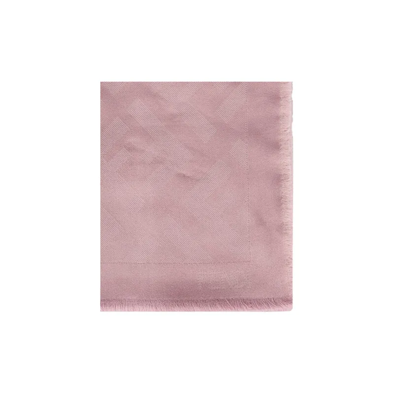 FENDI Wool Knit Scarves Women's Pink-1