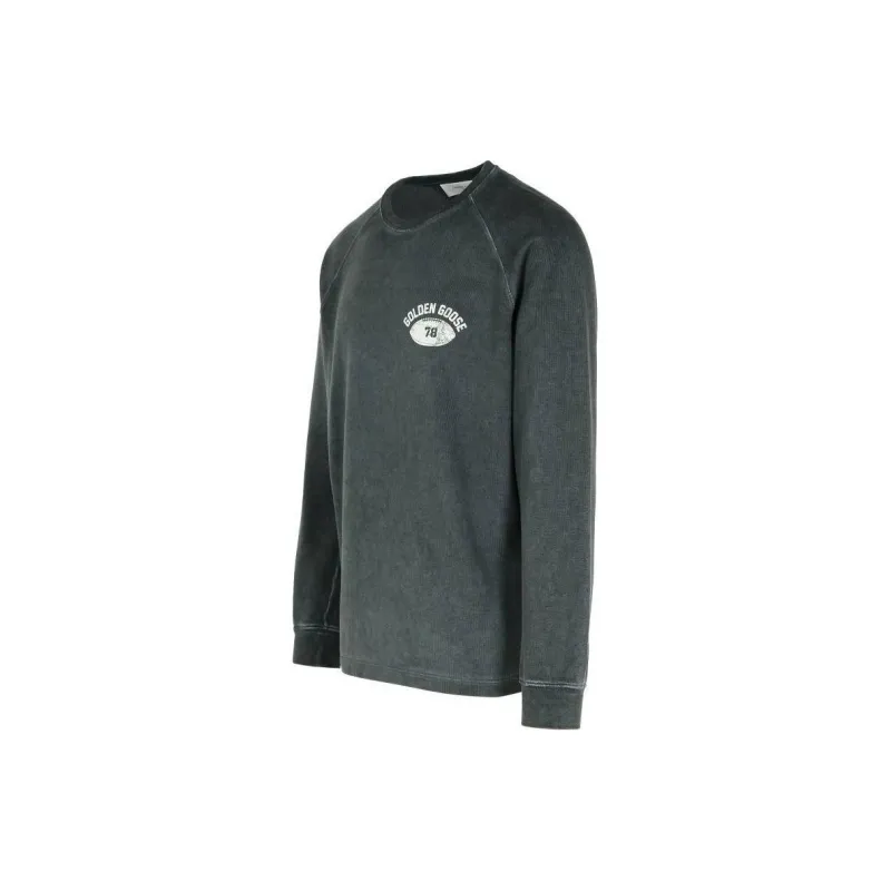 Golden Goose Logo Printed Long Sleeved T Shirt-2