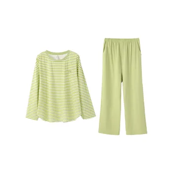 Aannsfam Pajama Set Women's Willow Green