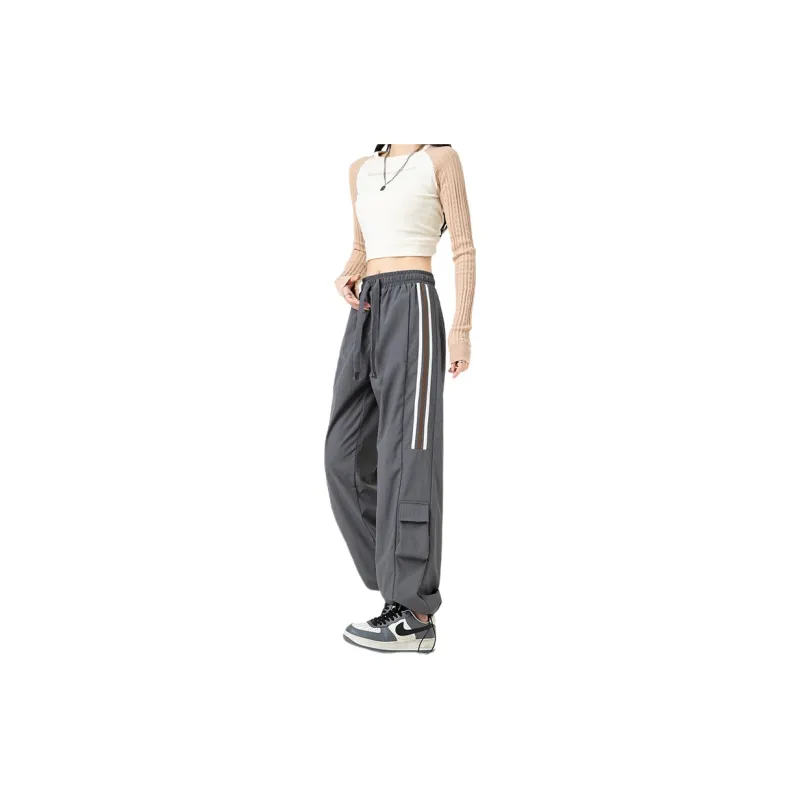 NOTFORMAD Casual Pants Unisex Khaki-22