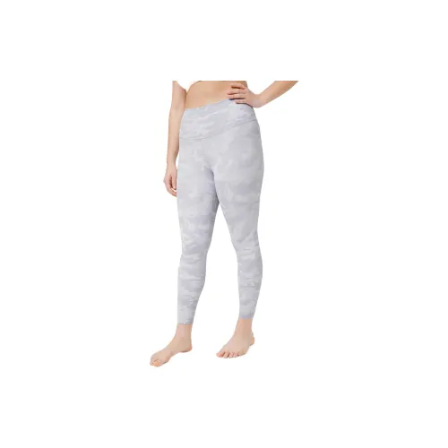 Lululemon Sports Pants Women's Camouflage Jacquard Alpine White