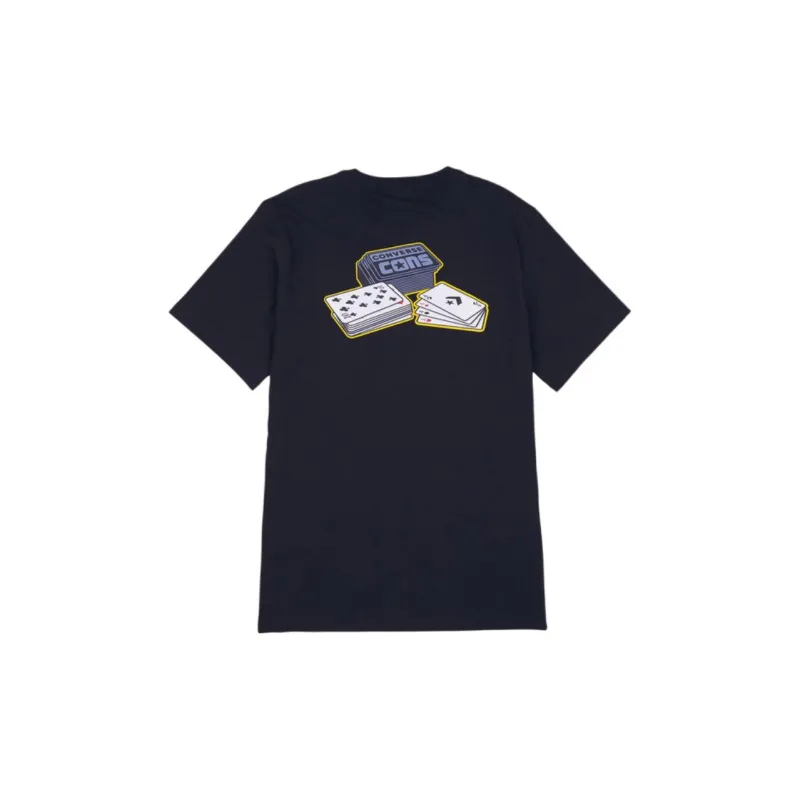 Converse Cons Card Skate T-Shirt Men's Black-1