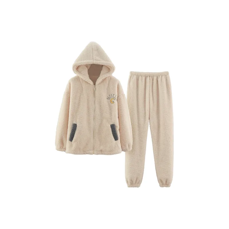 The Story Of The Flower Season Pajama Set Women's Apricot-0