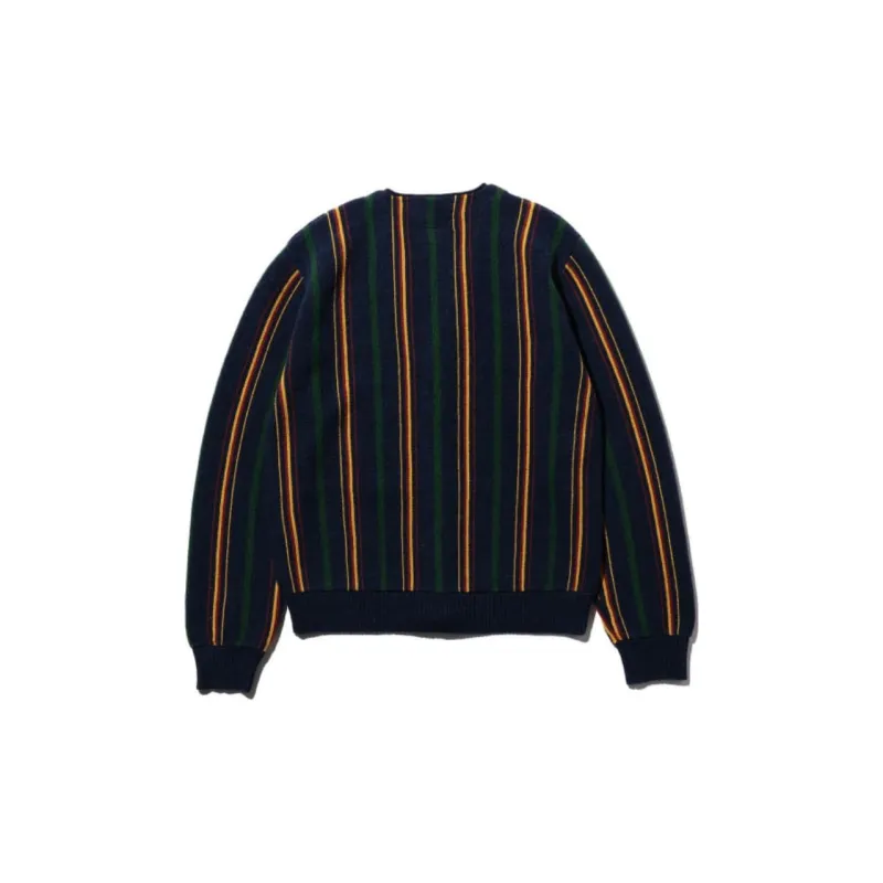 Beams Striped Cardigan-7