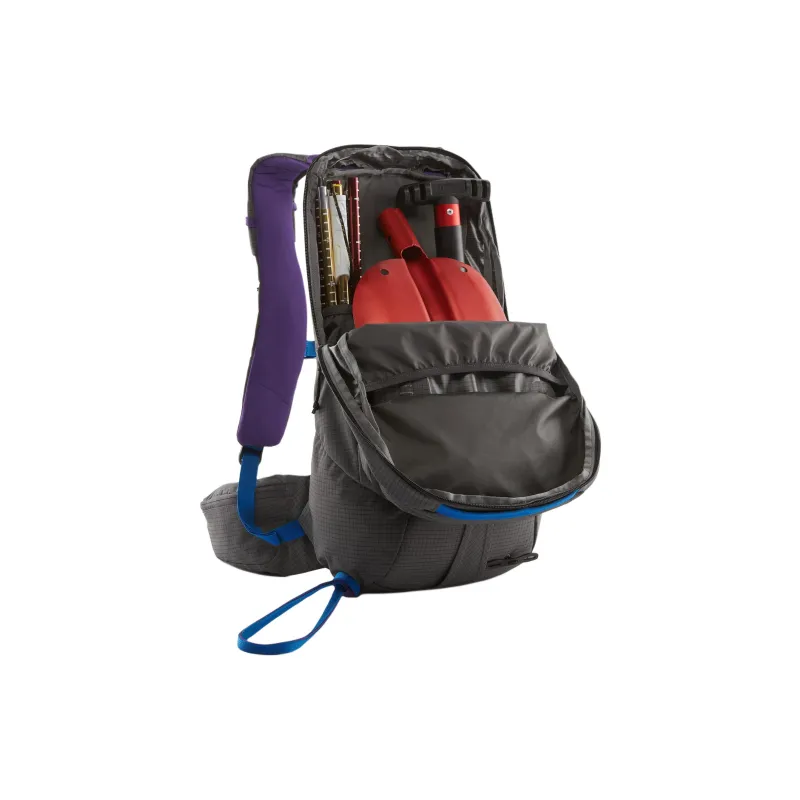 Patagonia Recycled Nylon Outdoor Mountaineering Backpack Unisex Forge Gray-3