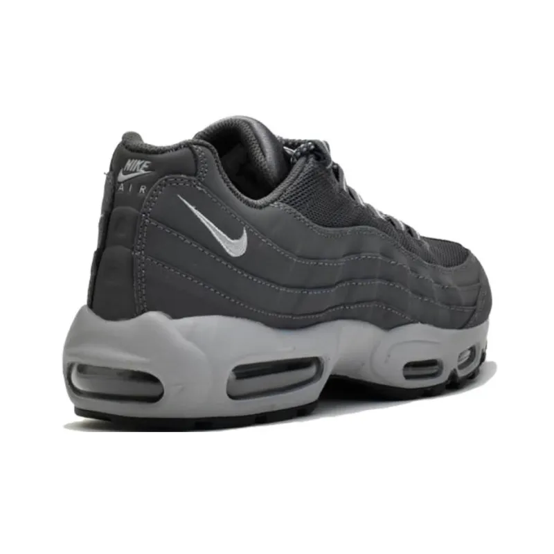 Nike Air Max 95 Anti Slip Wear Resistant Low Top Casual Shoes Men's Gray-2