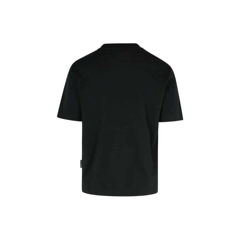 PALM ANGELS Logo Embroidered 3 Packs Of T Shirts-4