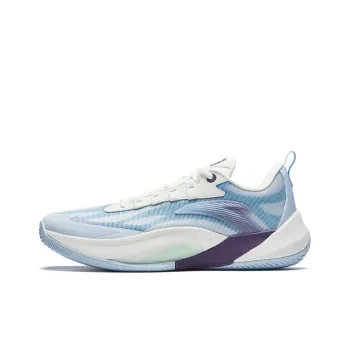 Anta Instantaneous 1 Cushioning Wear Resistant Low Top Basketball Shoes Men's White Blue