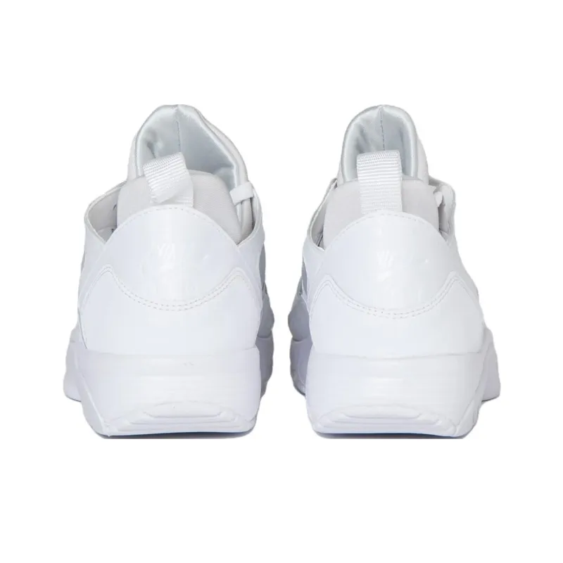 Nike Air Trainer Huarache Anti-Slip Wear-Resistant Low-Top Casual Running Shoes Unisex White-3