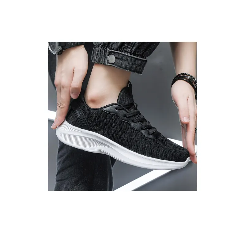 Prince McQueen Cushioned Slip-Resistant Breathable Low-Top Running Shoes Men's-2