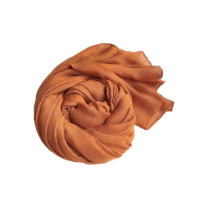 JEANSWEST Polyester Cotton Knit Scarves Unisex-12