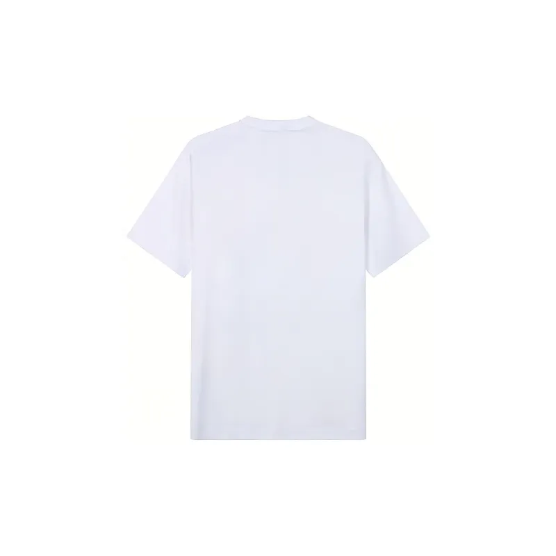 VERSACE JEANS COUTURE SS22 Men Metallic Logo Printed Short-Sleeve T-Shirt White-1