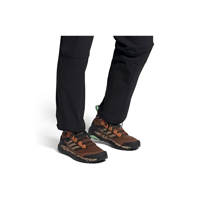 Adidas Terrex Free Hiker Slip-Resistant Mid-Top Trekking Shoes Men's Brown Black-6