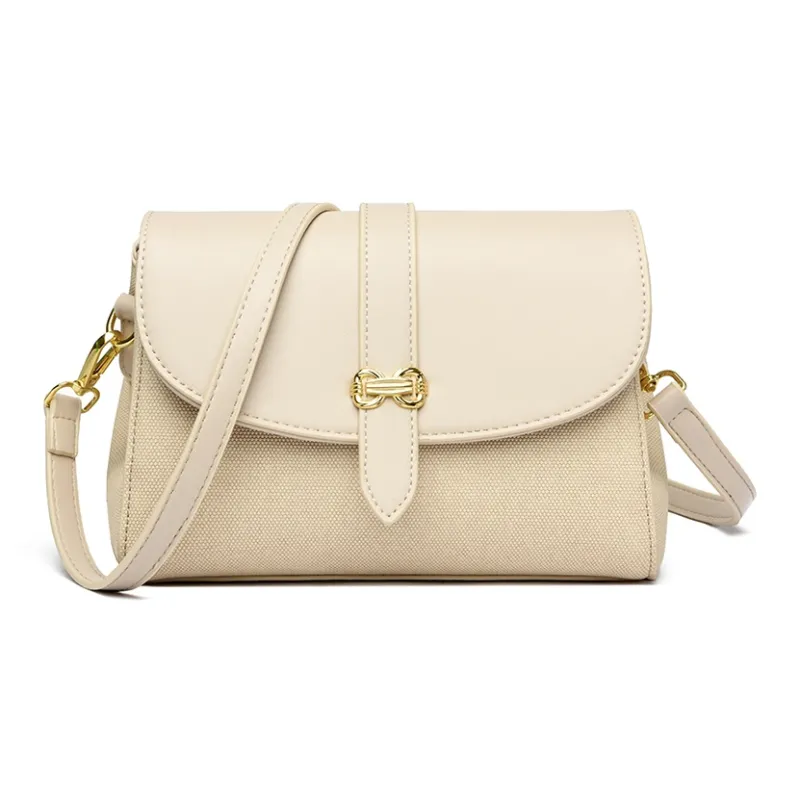 Yalu PU Crossbody Bag, Shoulder Bag Regular Women's Khaki/Ecru/Black-0