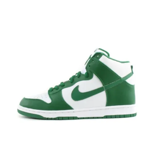 Nike Dunk High Skateboard Shoes Men High-Top White/Green