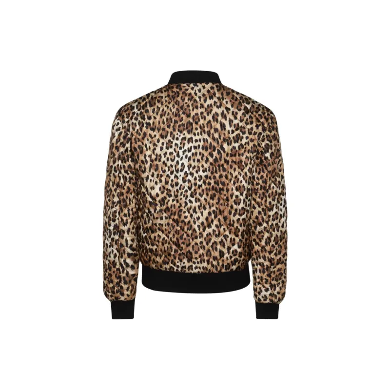 MOSCHINO Leopard-print Bomber Jacket-1