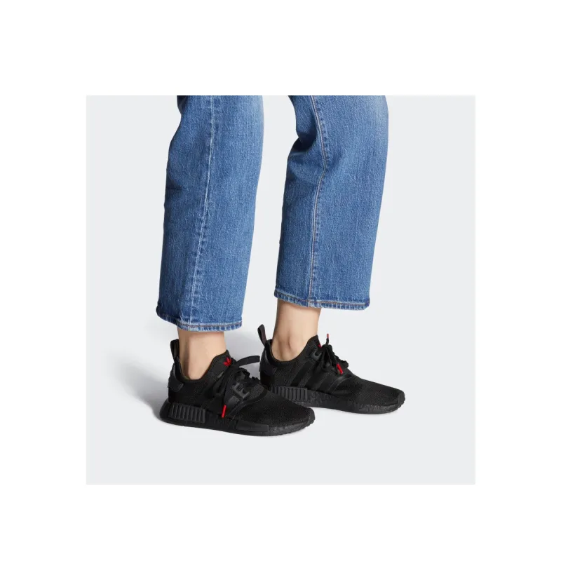 Adidas Nmd R1 Core Black Scarlet Women's-6