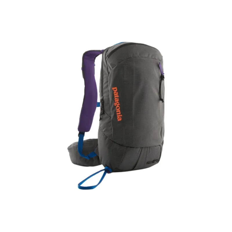 Patagonia Recycled Nylon Outdoor Mountaineering Backpack Unisex Forge Gray-0