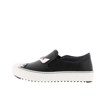 FENDI Bag Bugs Low-Top Skateboard Shoes Women's Black