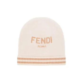FENDI Logo intarsia Beanie
