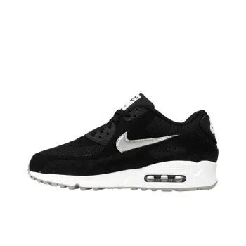Nike Air Max 90 Anti Slip Wear Resistant Low Top Casual Running Shoes Men's Black